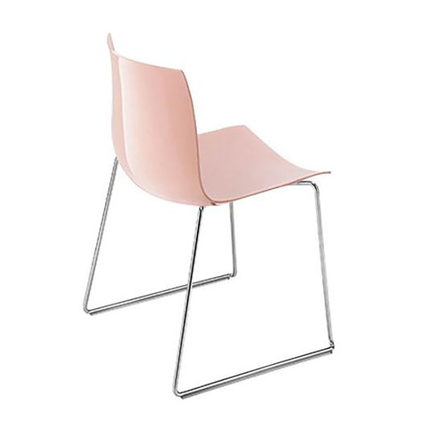 Catifa 46 0278 Chair Unicolored Skids Chrome